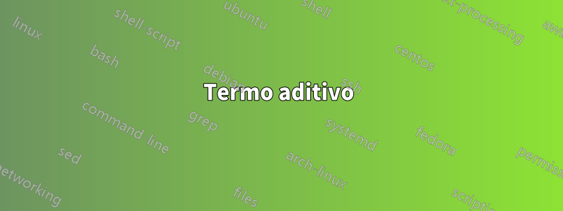 Termo aditivo