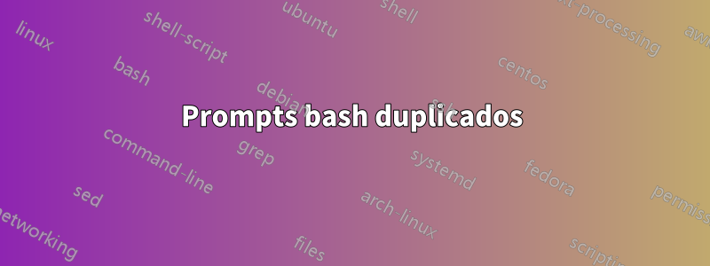 Prompts bash duplicados