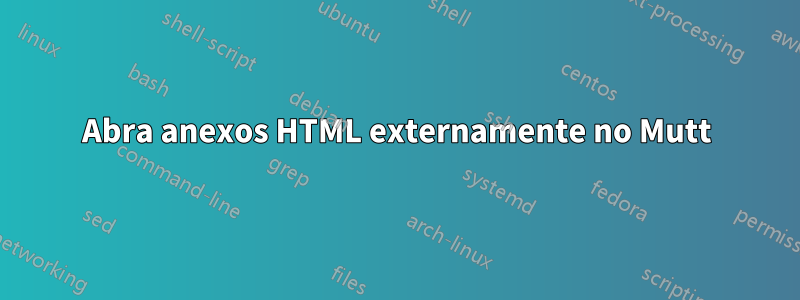 Abra anexos HTML externamente no Mutt