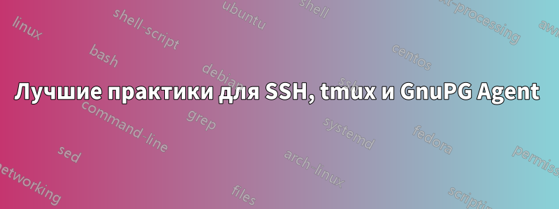 Лучшие практики для SSH, tmux и GnuPG Agent