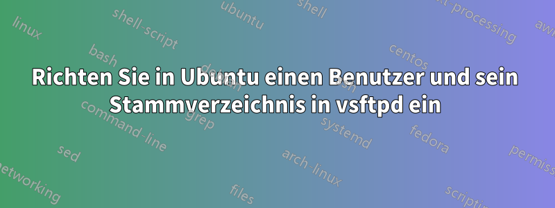 Richten Sie in Ubuntu einen Benutzer und sein Stammverzeichnis in vsftpd ein