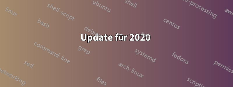 Update für 2020