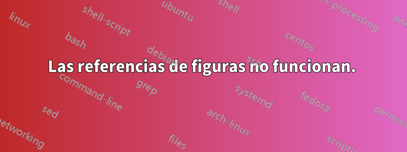 Las referencias de figuras no funcionan.