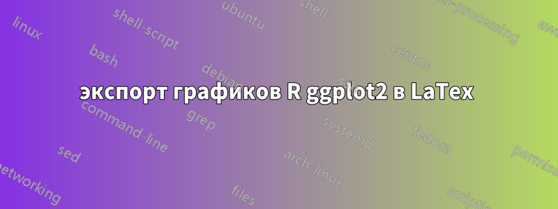экспорт графиков R ggplot2 в LaTex