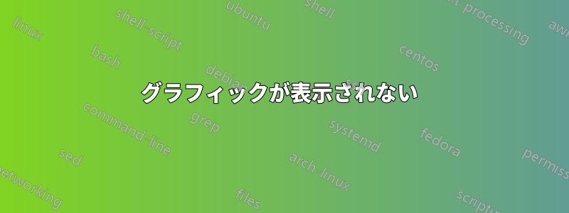 グラフィックが表示されない 