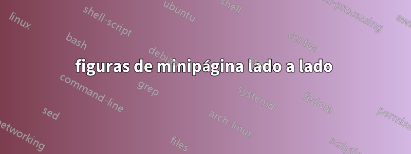 figuras de minipágina lado a lado