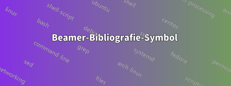 Beamer-Bibliografie-Symbol