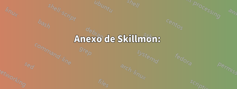 Anexo de Skillmon: