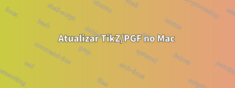 Atualizar TikZ/PGF no Mac