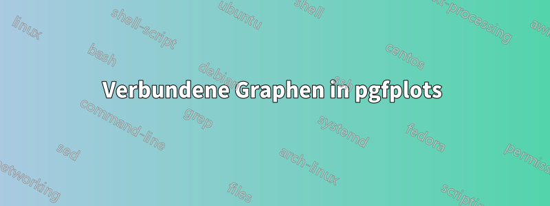 Verbundene Graphen in pgfplots