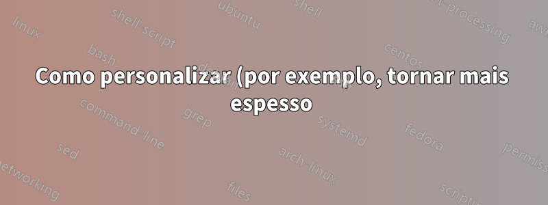 Como personalizar (por exemplo, tornar mais espesso) o símbolo de prova final no Beamer?