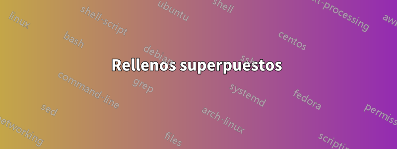 Rellenos superpuestos