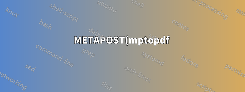 METAPOST(mptopdf)가 불평합니다: 'mp-tool' 파일을 열 수 없습니다.