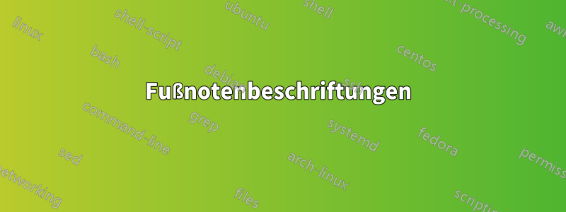 Fußnotenbeschriftungen 