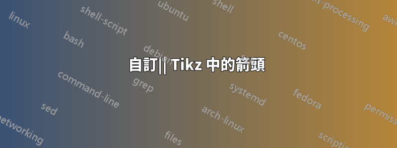 自訂|| Tikz 中的箭頭