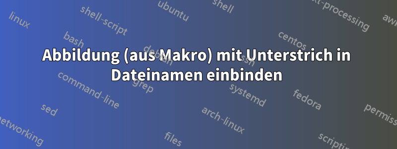 Abbildung (aus Makro) mit Unterstrich in Dateinamen einbinden