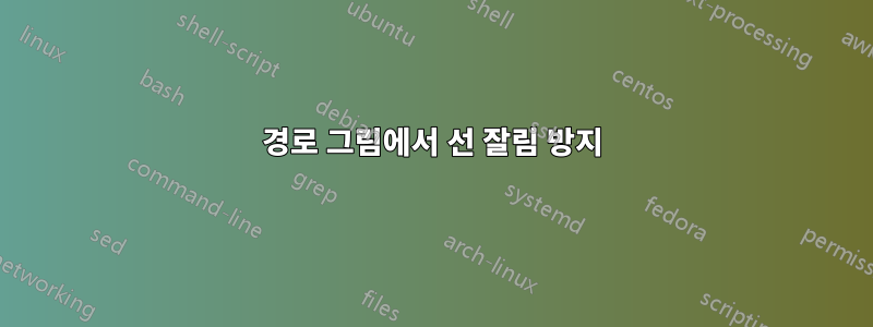 경로 그림에서 선 잘림 방지