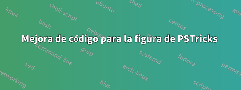 Mejora de código para la figura de PSTricks