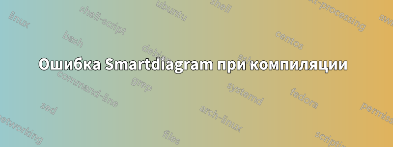 Ошибка Smartdiagram при компиляции 