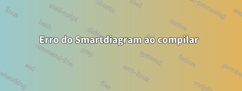 Erro do Smartdiagram ao compilar 