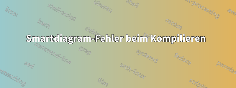Smartdiagram-Fehler beim Kompilieren 