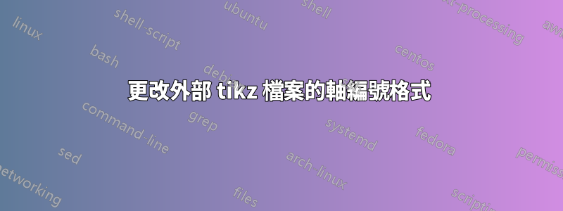 更改外部 tikz 檔案的軸編號格式