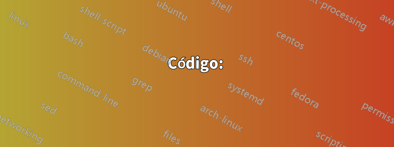 Código: