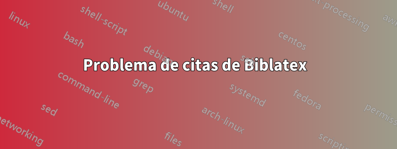 Problema de citas de Biblatex 