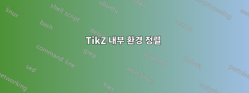 TikZ 내부 환경 정렬