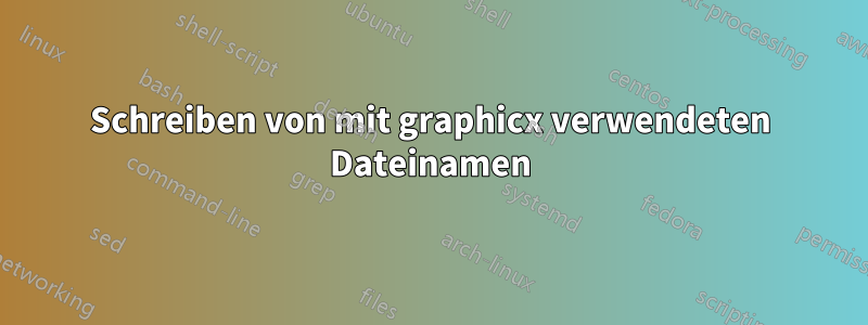 Schreiben von mit graphicx verwendeten Dateinamen