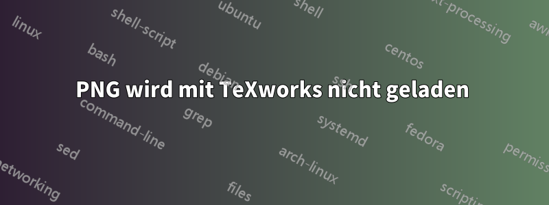 PNG wird mit TeXworks nicht geladen