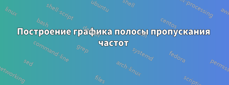 Построение графика полосы пропускания частот