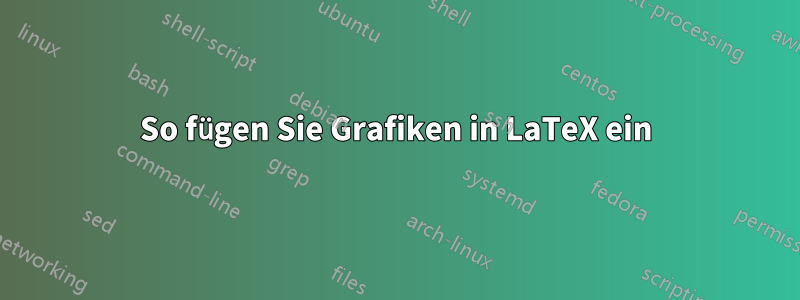 So fügen Sie Grafiken in LaTeX ein