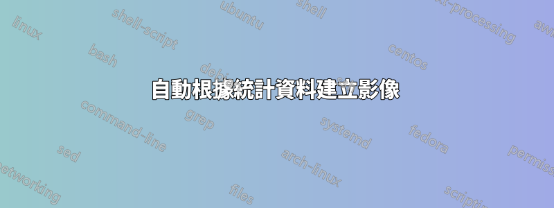 自動根據統計資料建立影像