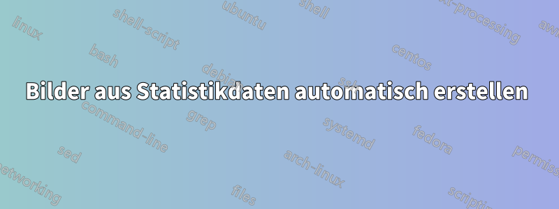 Bilder aus Statistikdaten automatisch erstellen