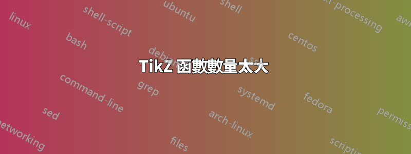 TikZ 函數數量太大