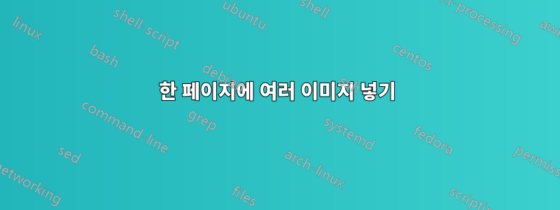 한 페이지에 여러 이미지 넣기