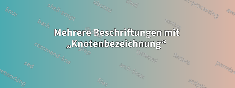 Mehrere Beschriftungen mit „Knotenbezeichnung“