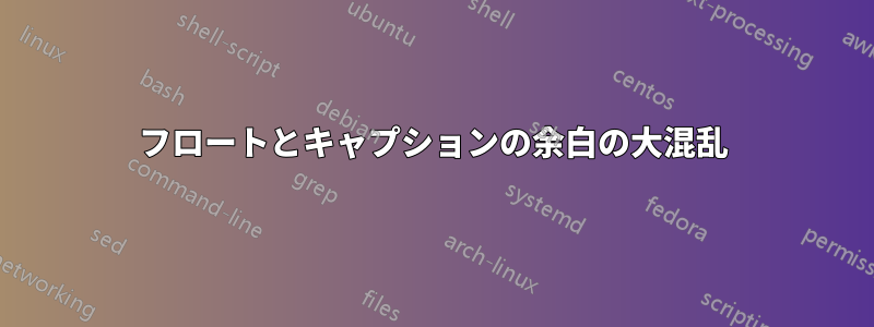 フロートとキャプションの余白の大混乱