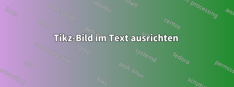 Tikz-Bild im Text ausrichten