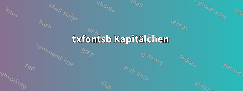 txfontsb Kapitälchen