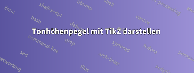 Tonhöhenpegel mit TikZ darstellen