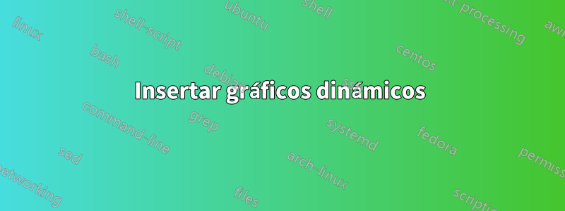 Insertar gráficos dinámicos