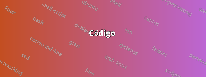 Código