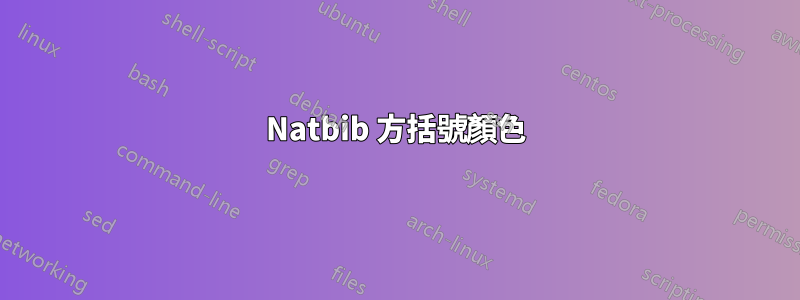 Natbib 方括號顏色