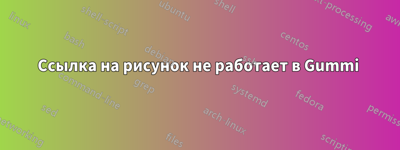 Ссылка на рисунок не работает в Gummi