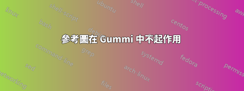 參考圖在 Gummi 中不起作用