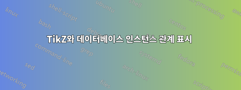 TikZ와 데이터베이스 인스턴스 관계 표시