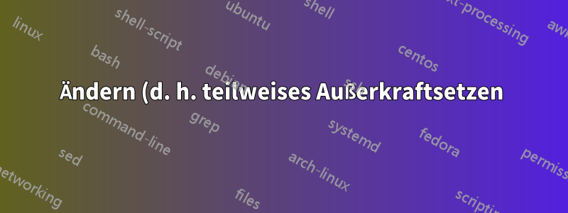 Ändern (d. h. teilweises Außerkraftsetzen) der Zeichenvorsprungseinstellungen von Microtype für bestimmte Zeichen