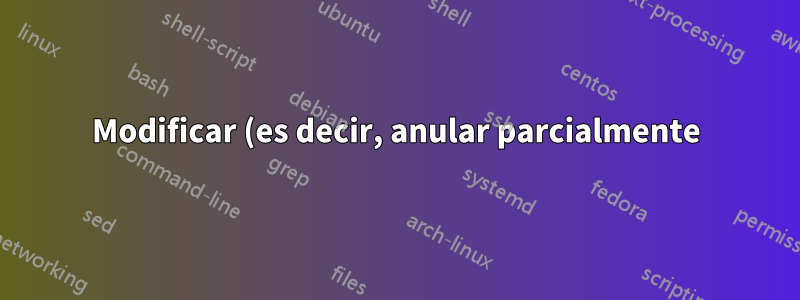 Modificar (es decir, anular parcialmente) la configuración de protrusión de caracteres del microtipo para caracteres específicos